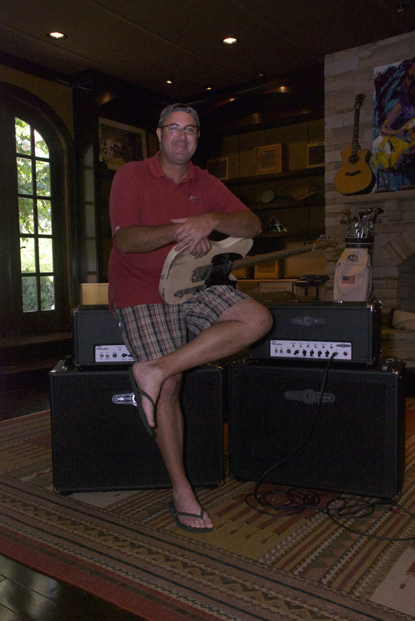 Vince Gill with his favorite Tele and new Tone Philosophers 